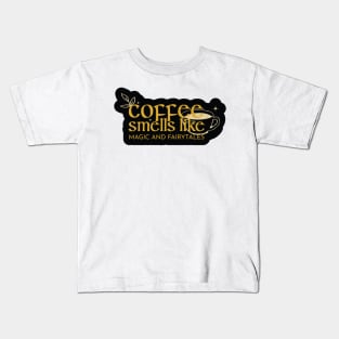 A Coffee Smells Kids T-Shirt